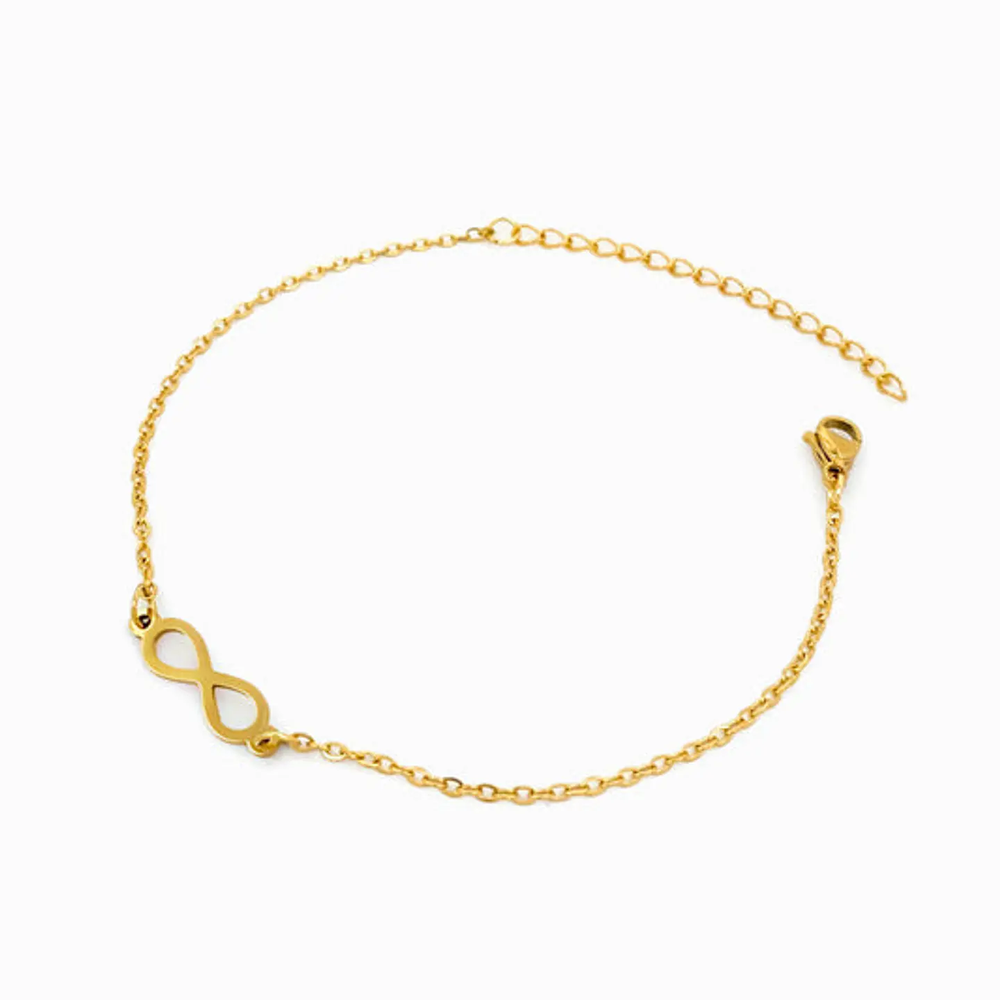 Bracelet motif symbole infini en acier inoxydable 1
