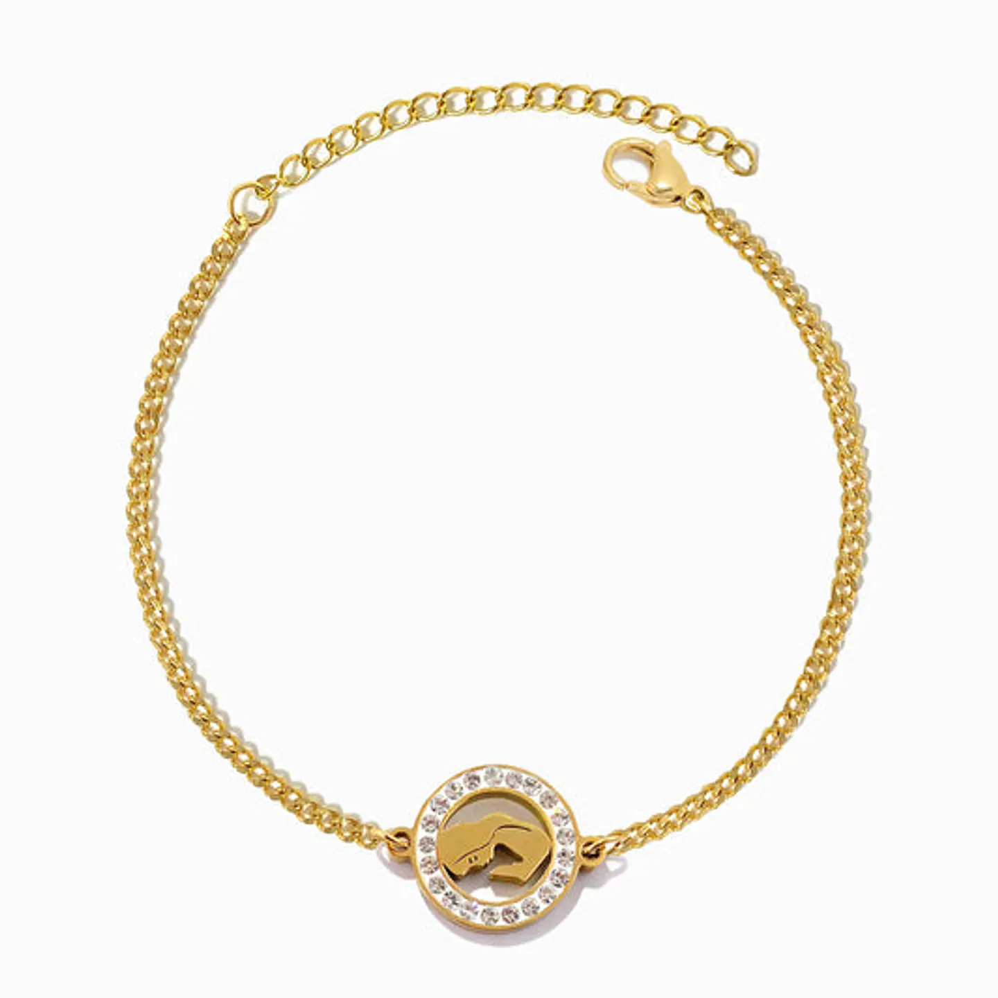 Bracelet motif Notre-Dame en acier inoxydable 1