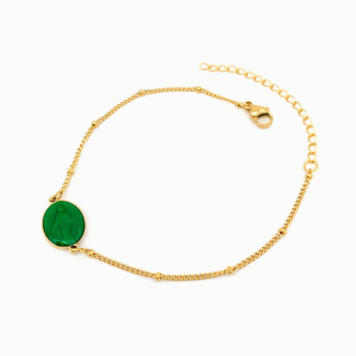 Bracelet motif Notre-Dame en acier inoxydable 1