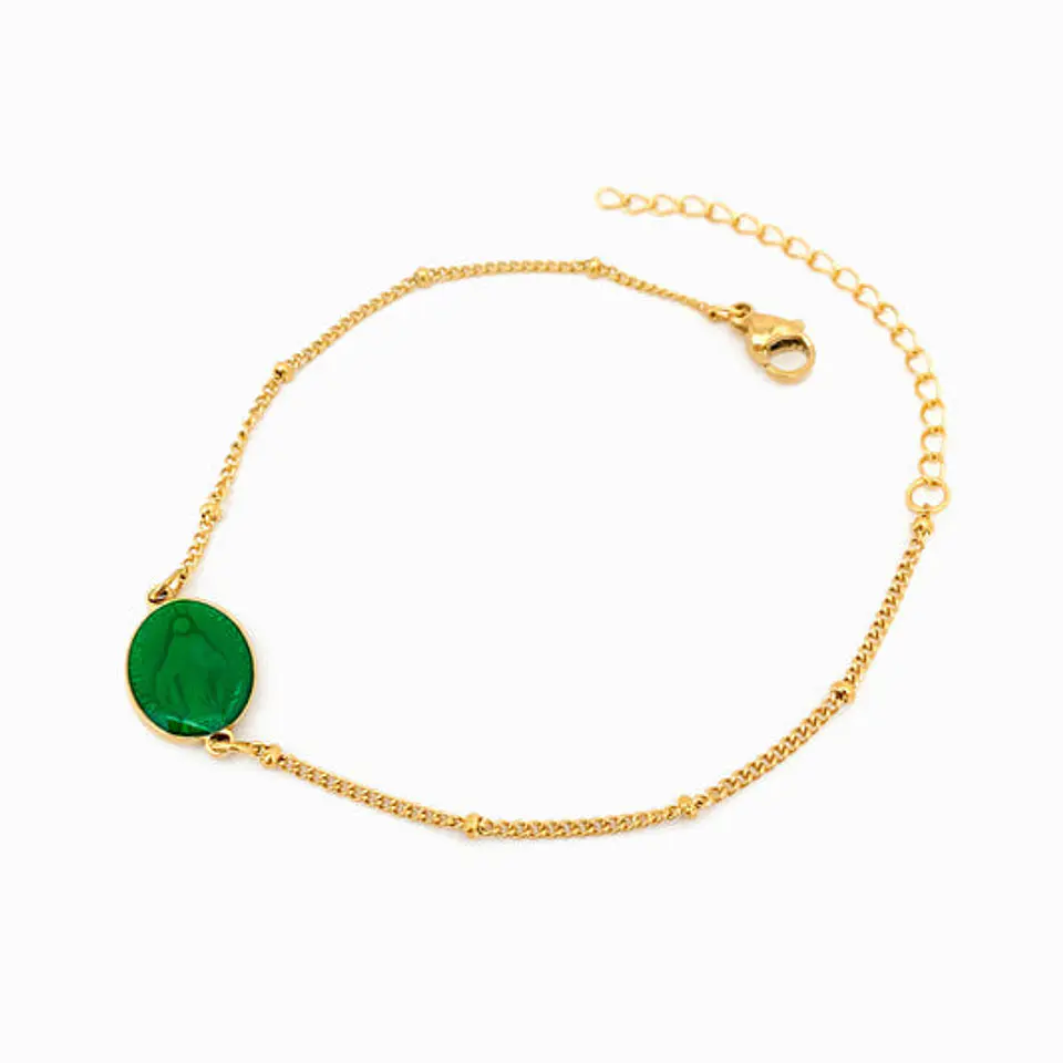 Bracelet motif Notre-Dame en acier inoxydable 1