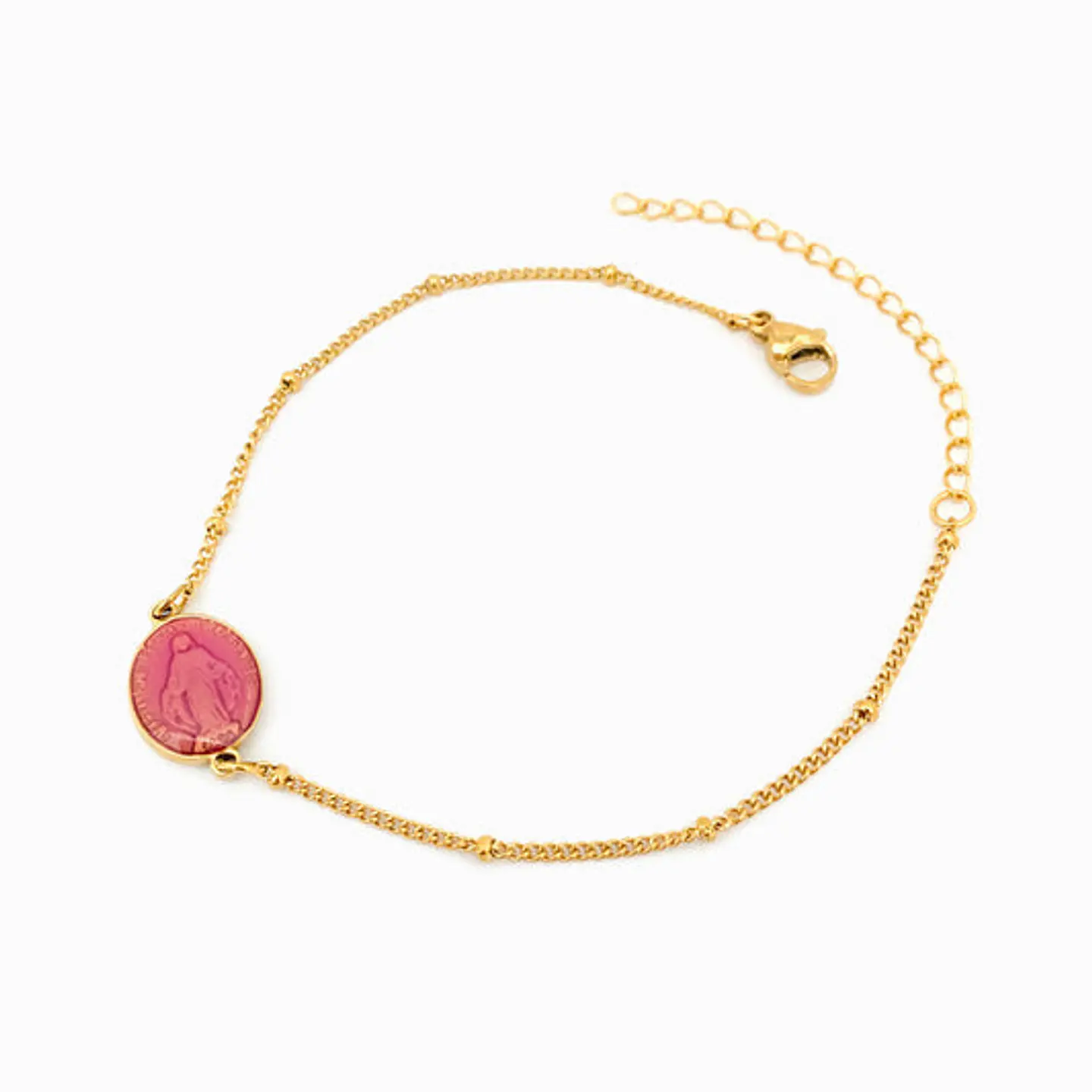 Bracelet motif Notre-Dame en acier inoxydable 1