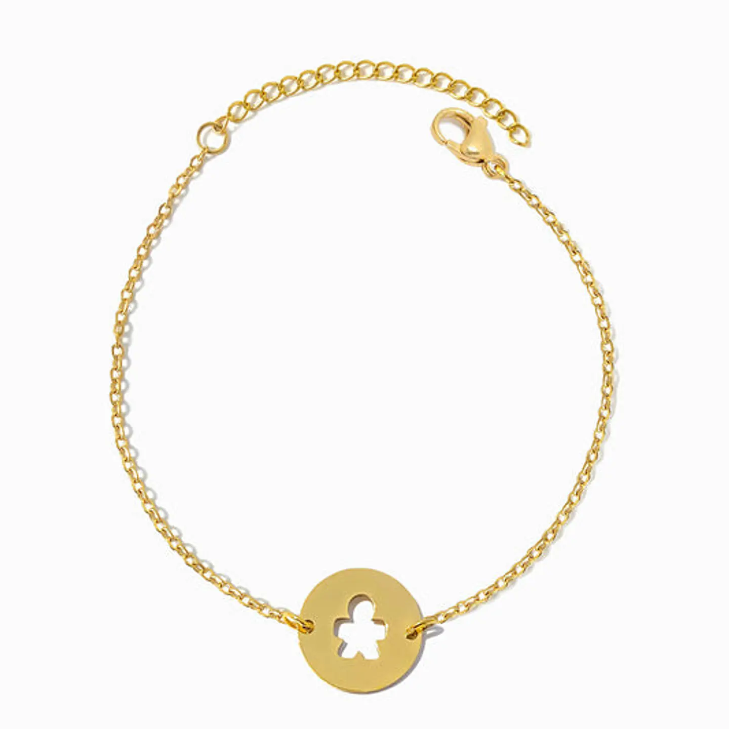 Bracelet motif garçon en acier inoxydable 1