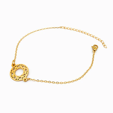 Bracelet motif fleur de la vie - Acier inoxydable