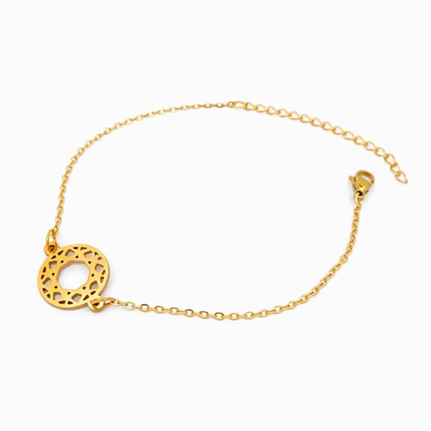 Bracelet motif fleur de la vie - Acier inoxydable 1