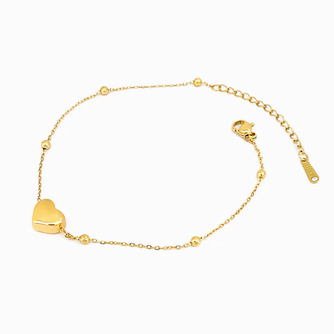 Bracelet de cheville ciur en acier inoxydable