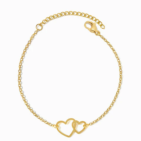 Bracelet con motifs ciurs en acier inoxydable