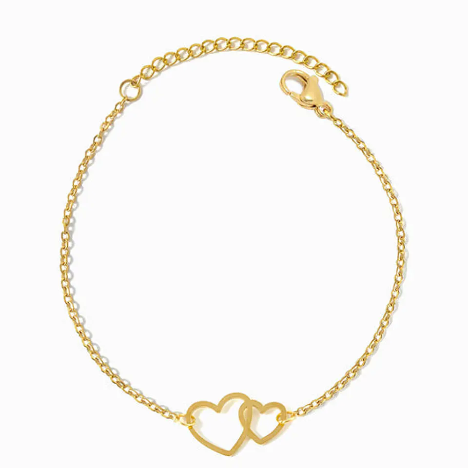 Bracelet con motifs ciurs en acier inoxydable 1