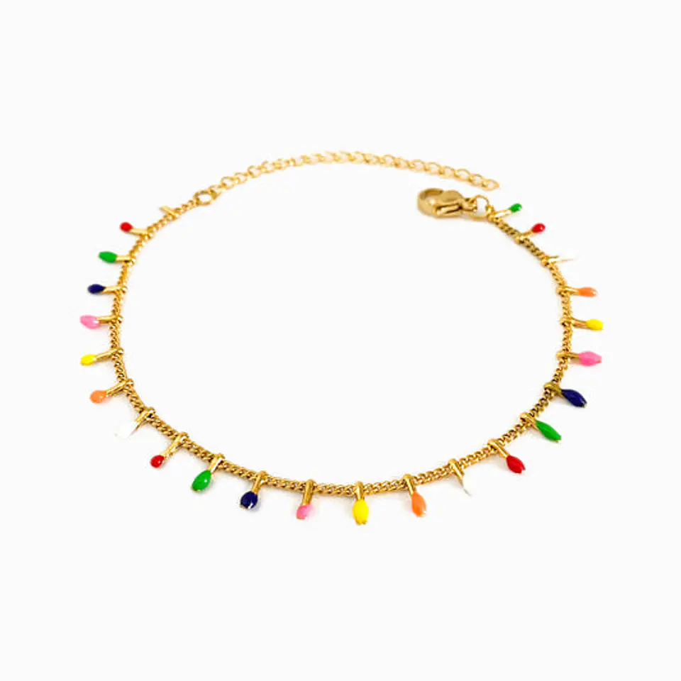 Bracelet coloré en acier inoxydable 1