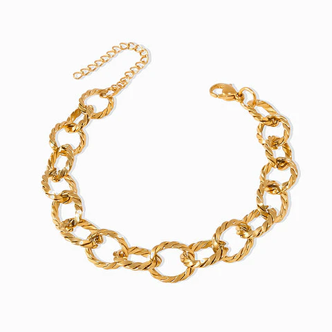 Bracelet chaîne en acier inoxydable