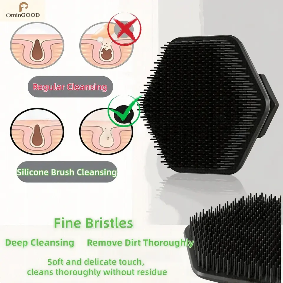 Brosse Exfoliante Visage en Silicone Douce 5