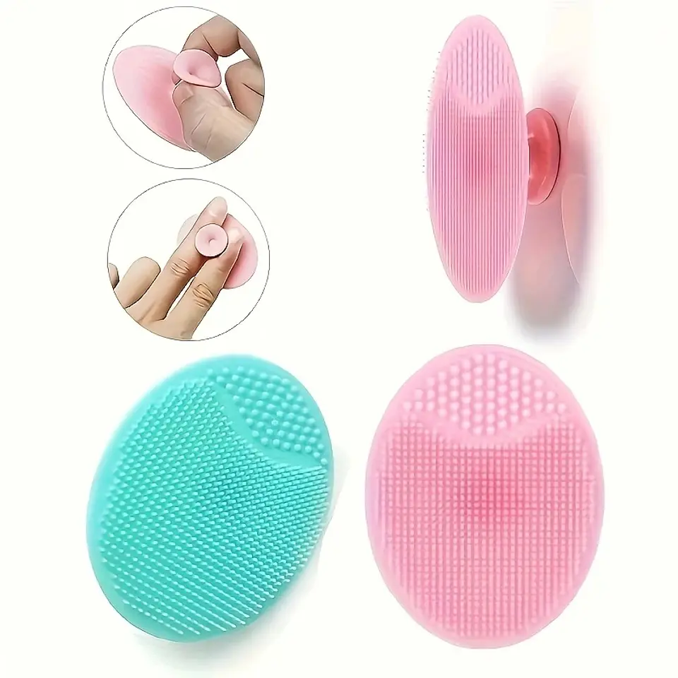 Brosse Nettoyante Visage en Silicone Double Face 3