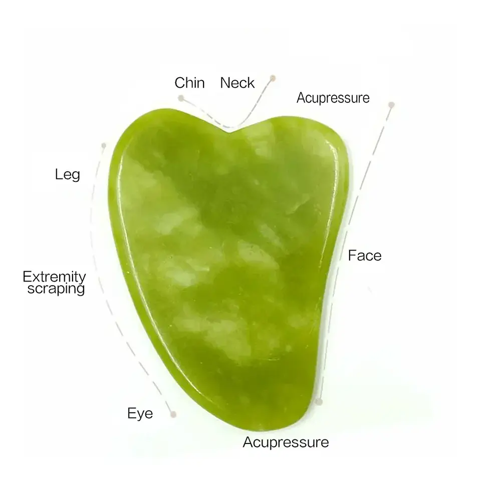 Rouleau de Jade & Gua Sha – Soin Visage Naturel 8