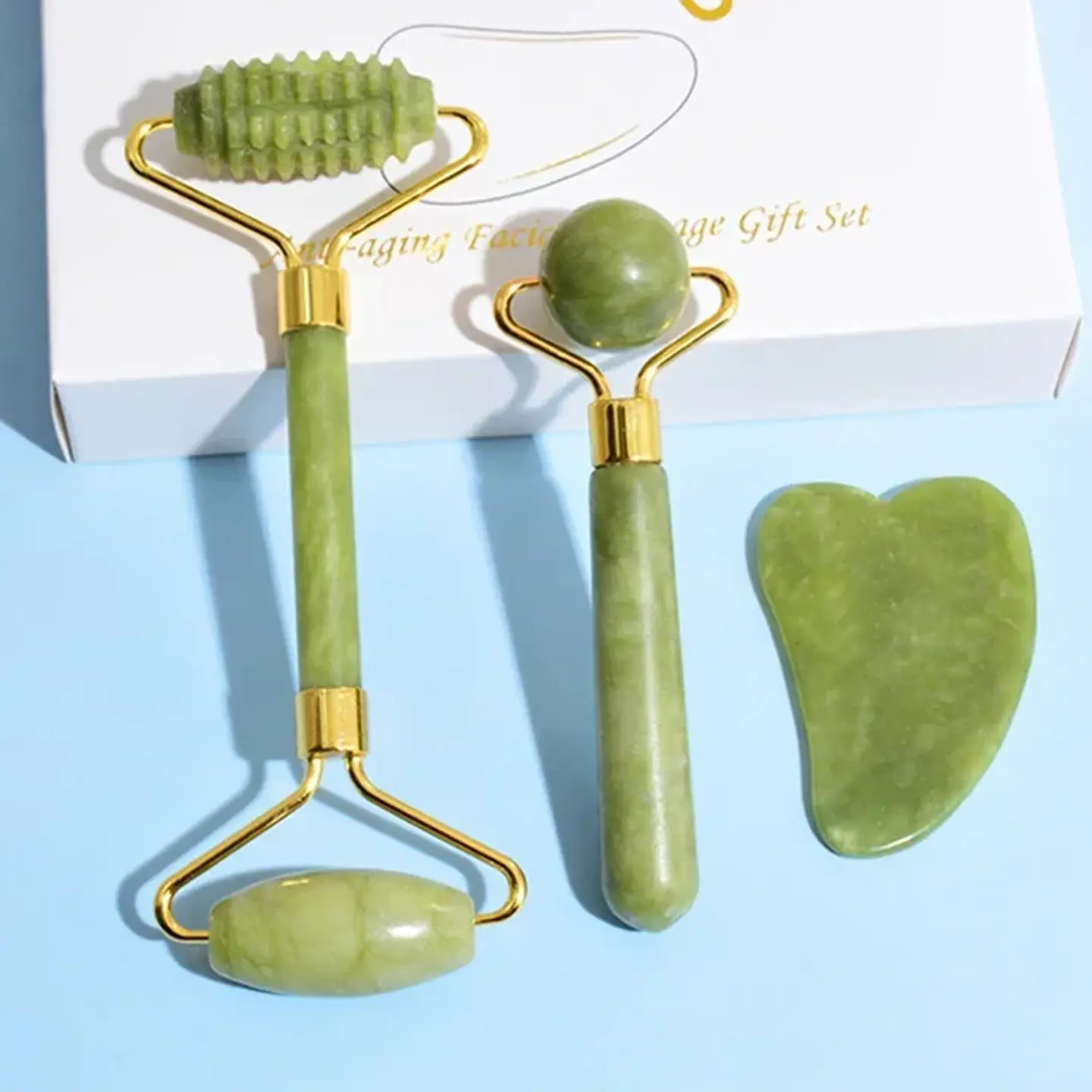 Rouleau de Jade & Gua Sha – Soin Visage Naturel 17
