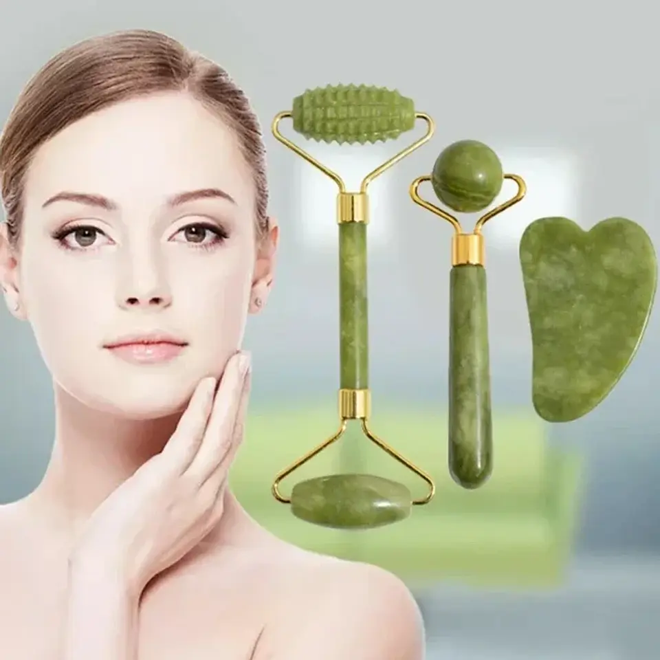 Rouleau de Jade & Gua Sha – Soin Visage Naturel 18