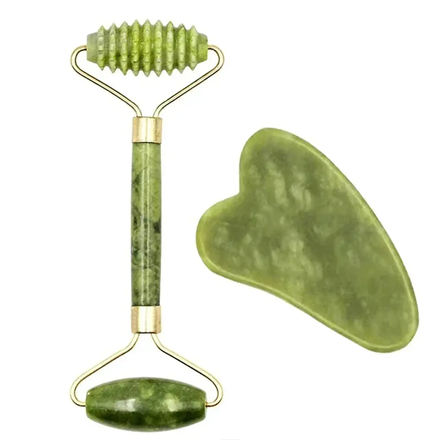 Rouleau de Jade & Gua Sha – Soin Visage Naturel 24
