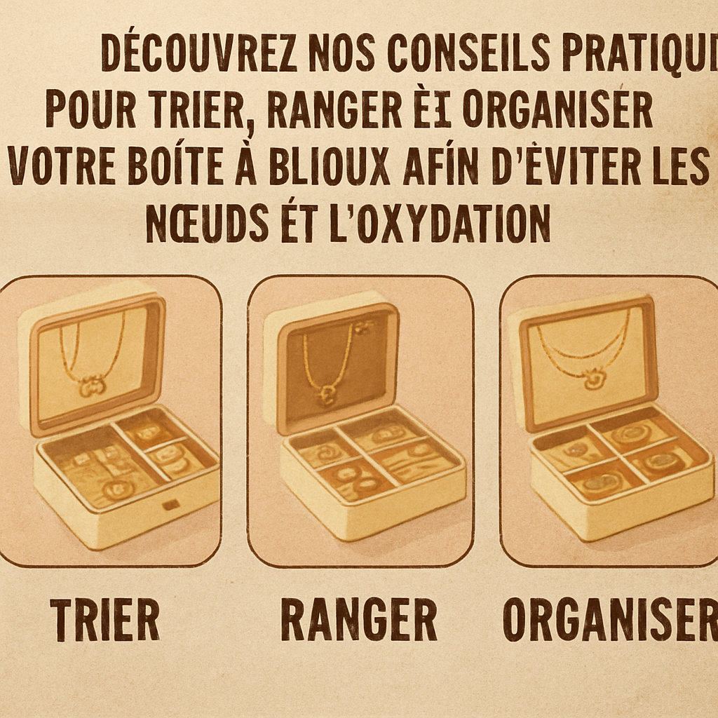 Comment organiser votre joyero para protéger vos accessoires et éviter qu’ils ne s’assombrissent