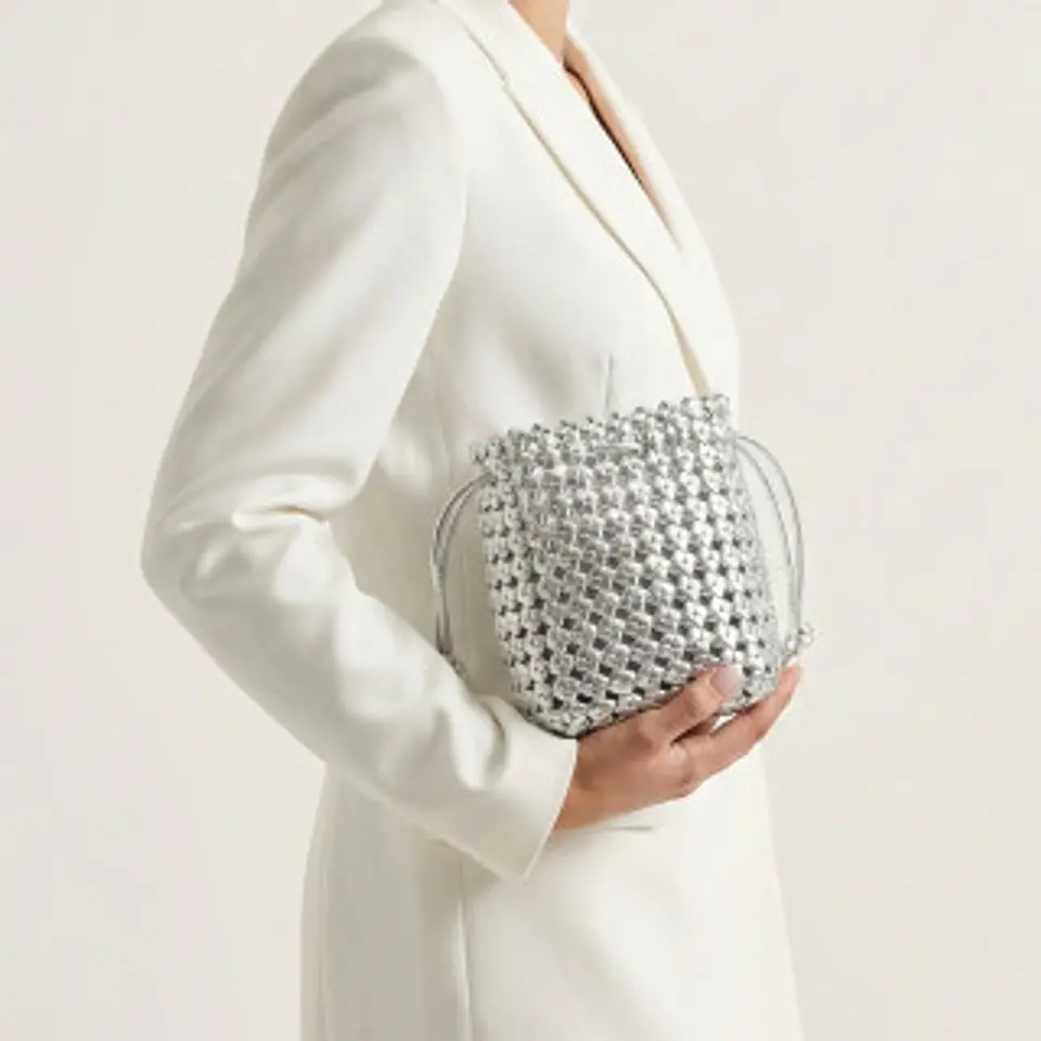 Sac en nylon avec fermeture éclair extérieure 1