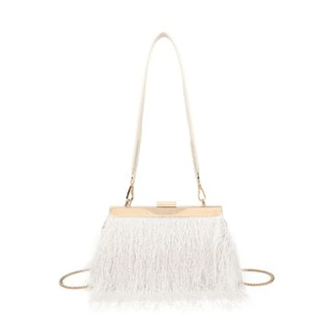 Sac bandoulière en cuir lisse classique