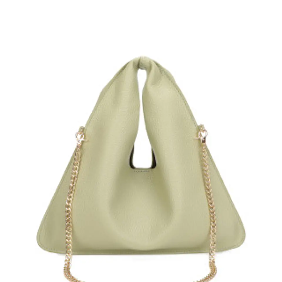 Sac bandoulière en cuir brillant effet verni 1