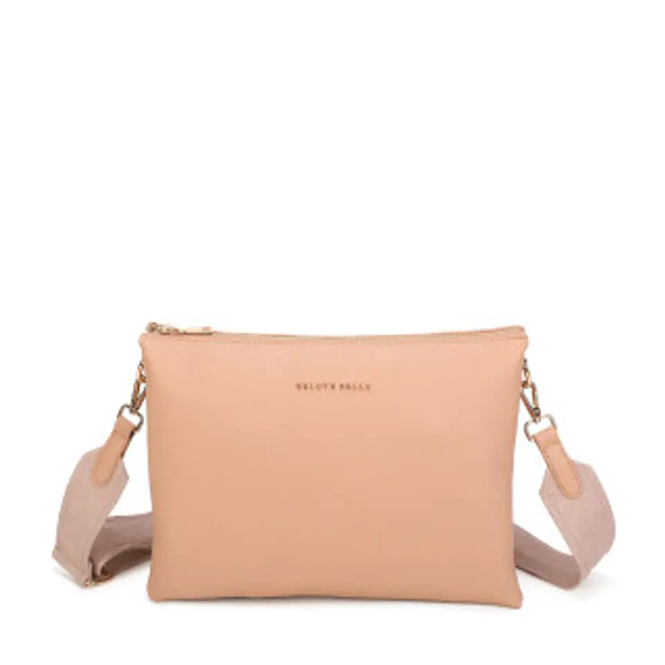 Sac bandoulière en paille à anse souple 1