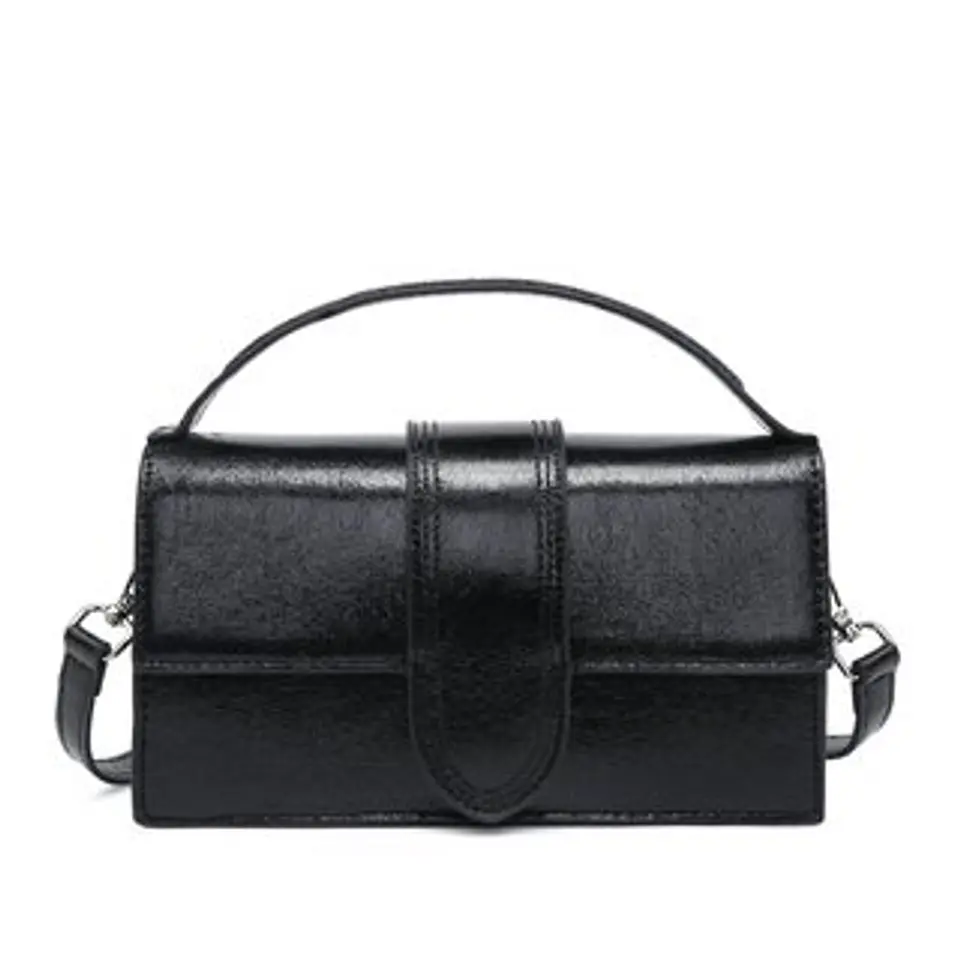 Sac bandoulière en paille à sequins 1