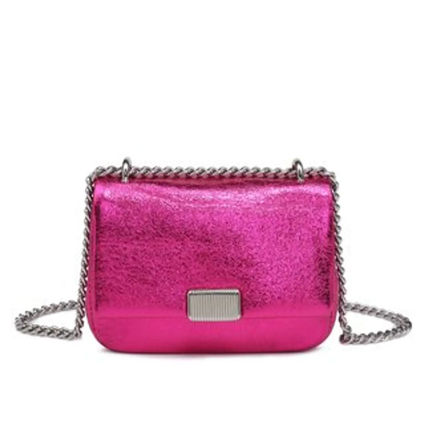 Sac bandoulière en cuir lisse classique 1