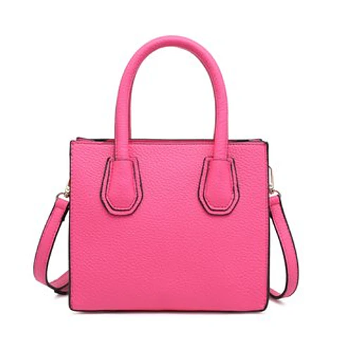 Sac bandoulière en cuir texturé premium