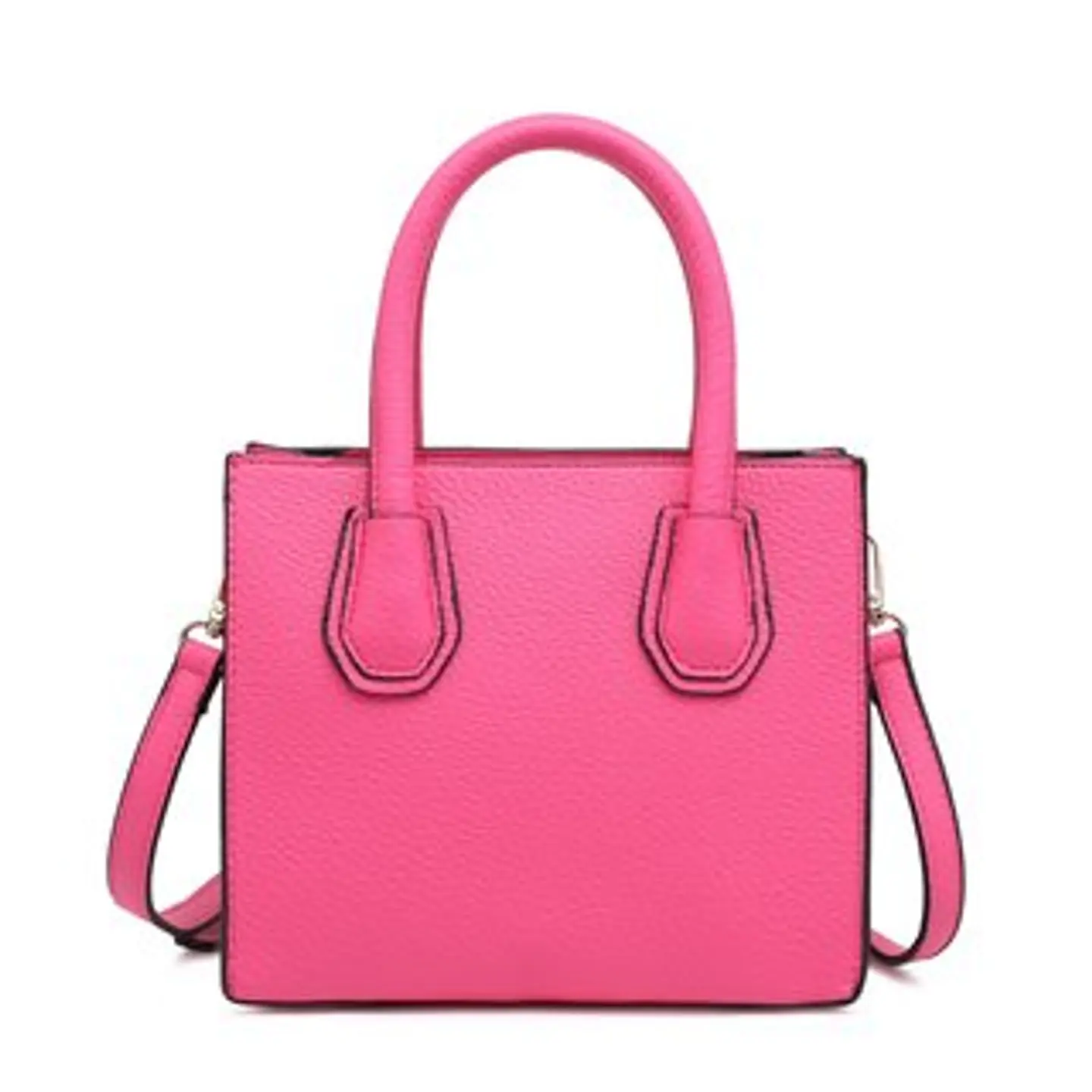 Sac bandoulière en cuir texturé premium 1