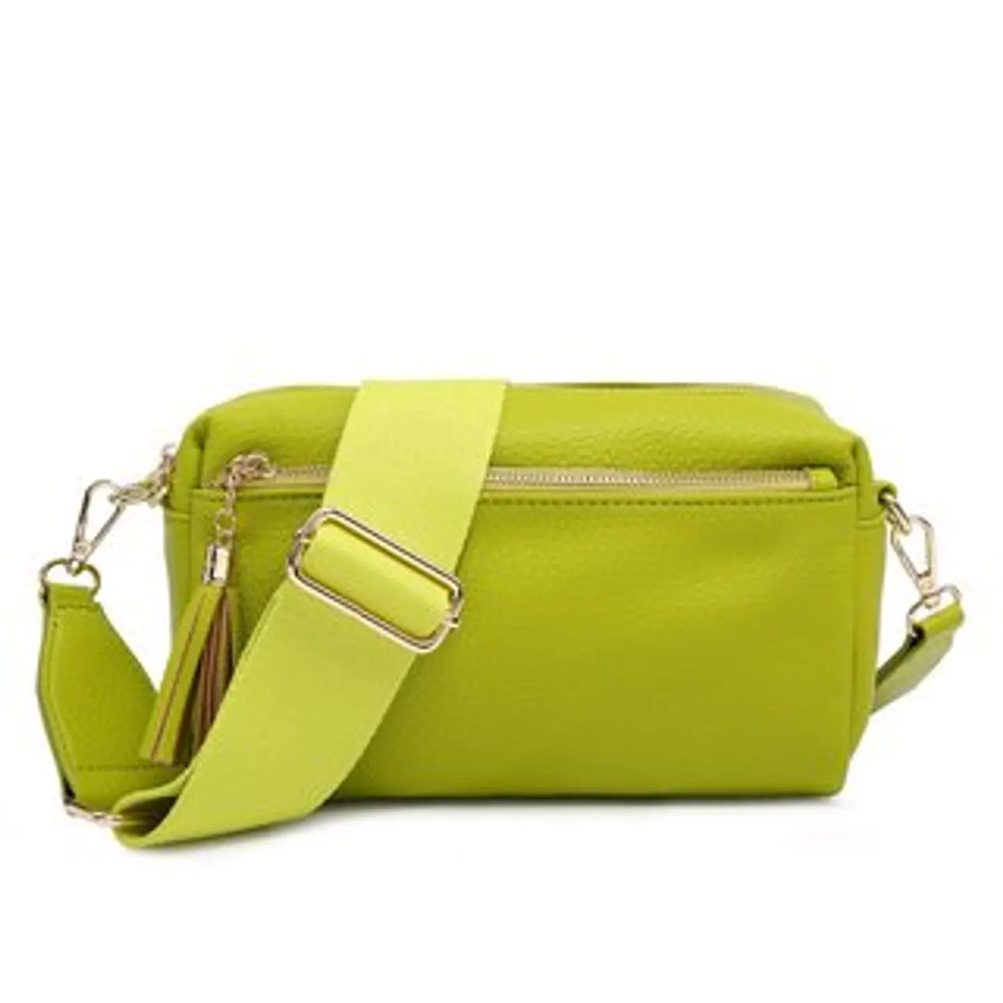 Sac bandoulière en cuir nappa orné de plumes 1