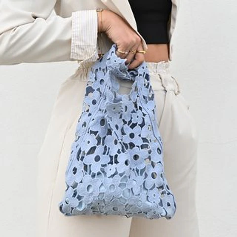 Sac bandoulière à chaîne entrelacée