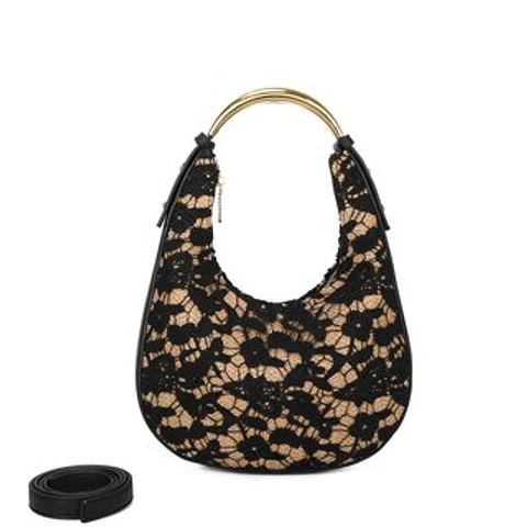 Sac bandoulière en cuir lisse classique