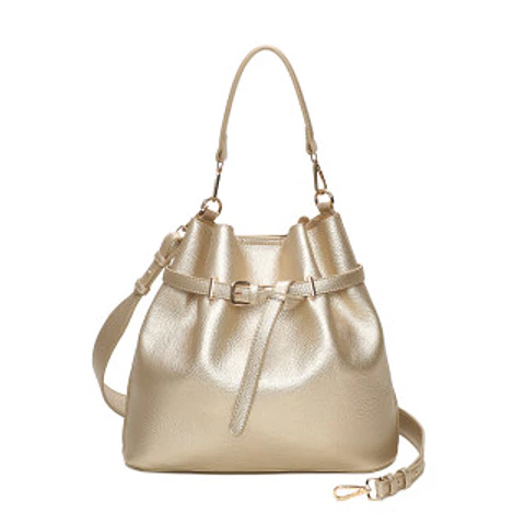 Sac bandoulière en cuir grainé élégant
