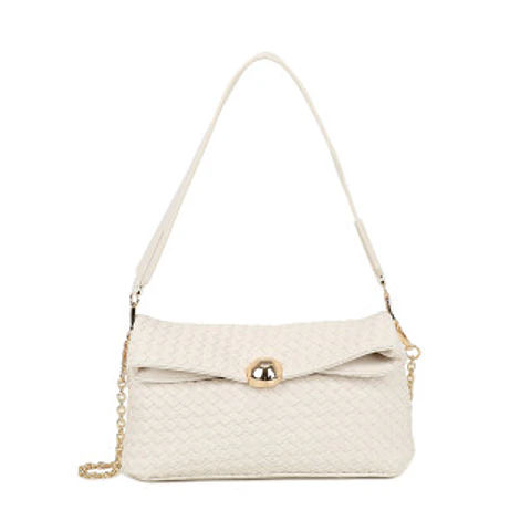 Sac bandoulière en cuir mat minimaliste