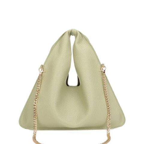 Sac bandoulière en cuir brillant effet verni