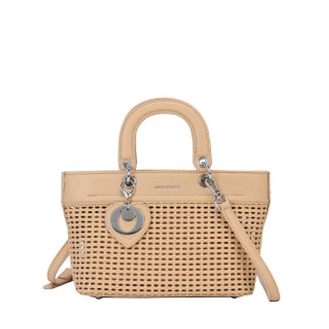 Sac bandoulière en velours côtelé rétro