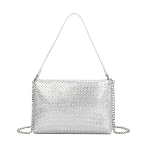 Sac bandoulière en velours chic style soirée