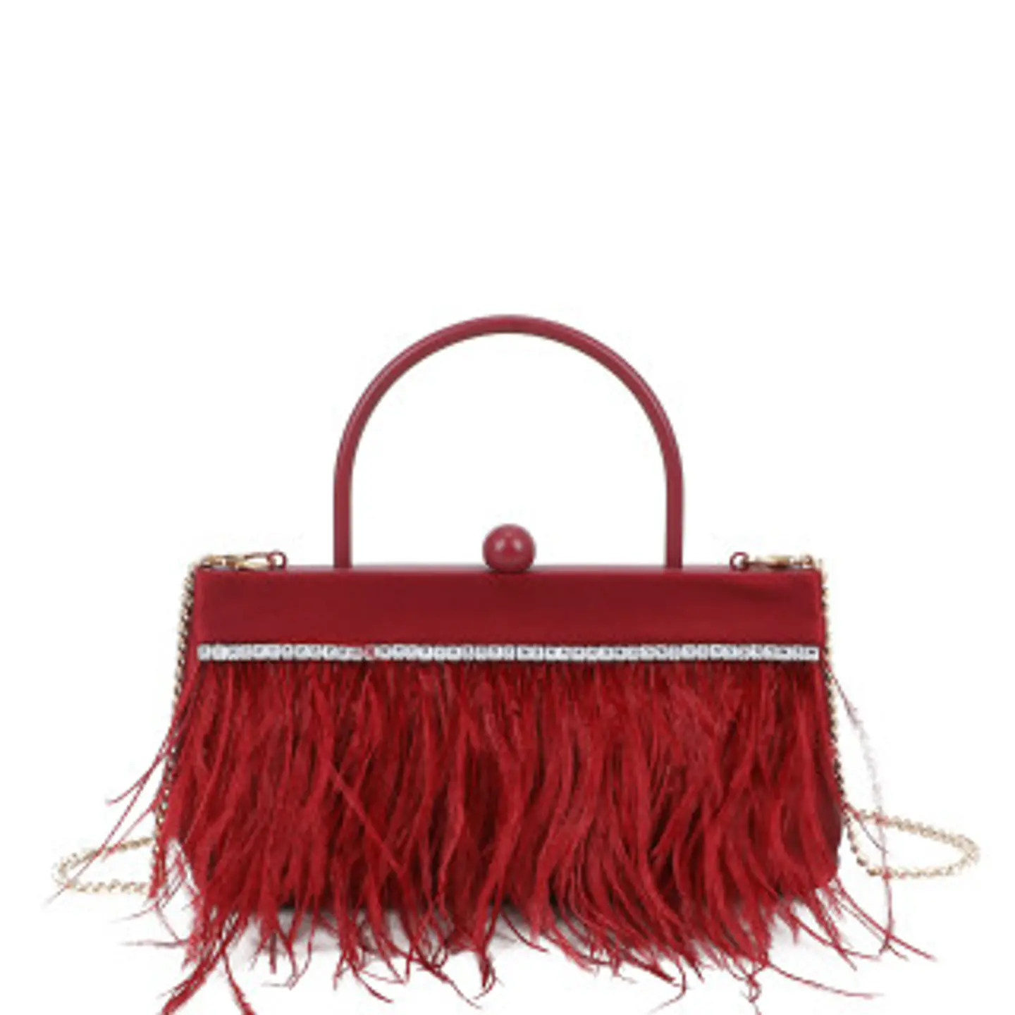 Sac bandoulière en paille rigide au design d'été 1