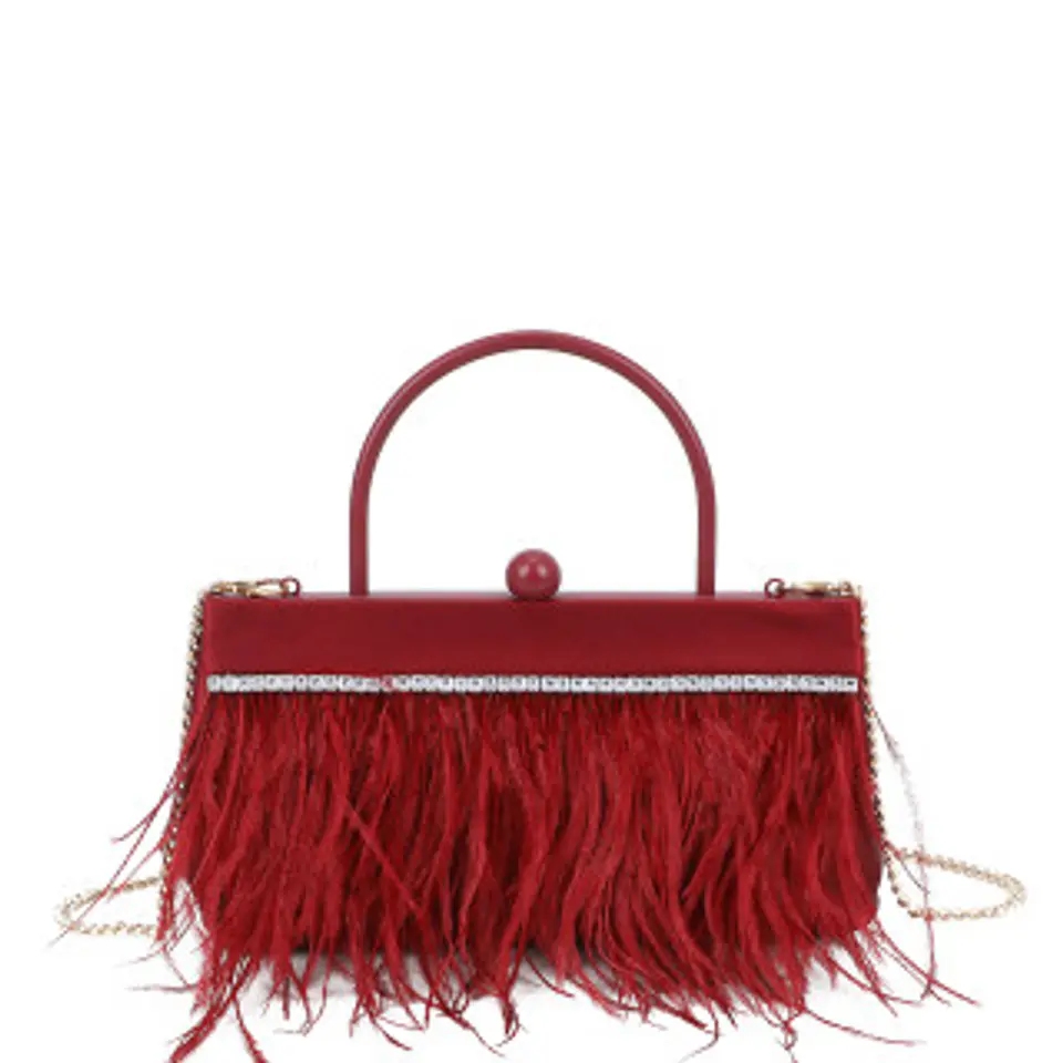Sac bandoulière en paille rigide au design d'été 1