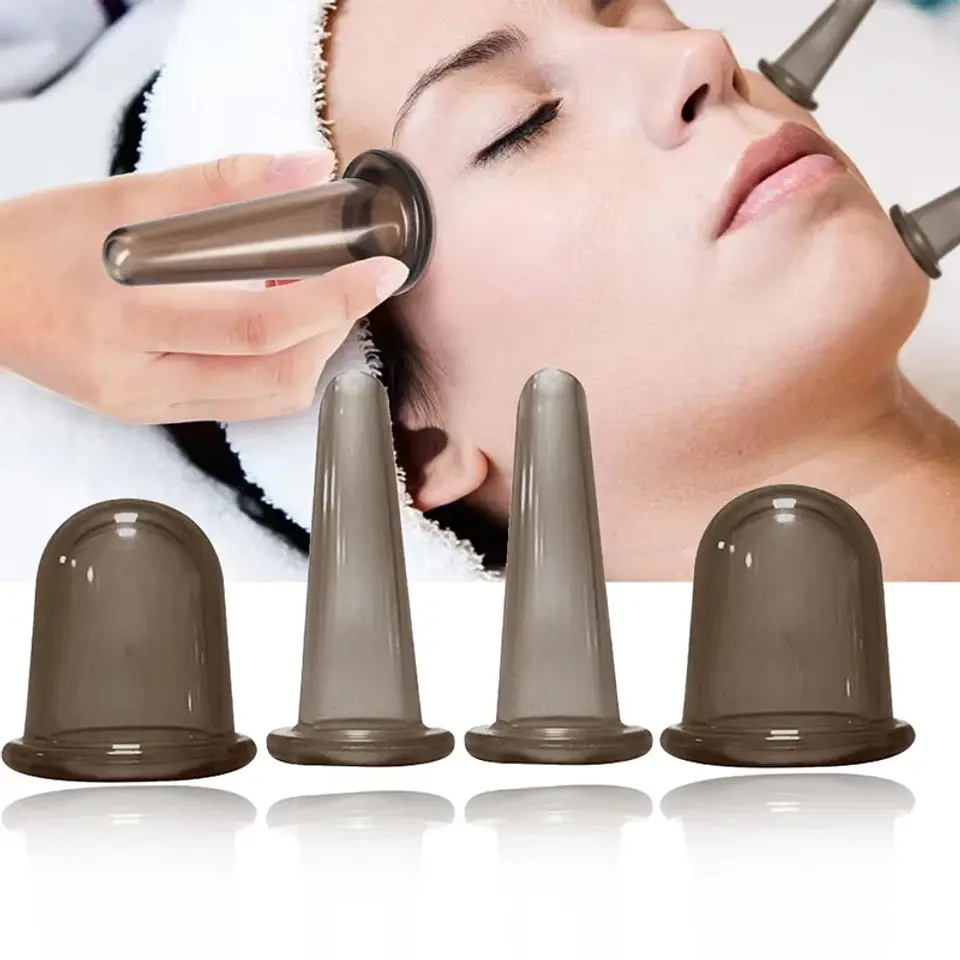 Ventouses de Massage en Silicone pour le Visage 1
