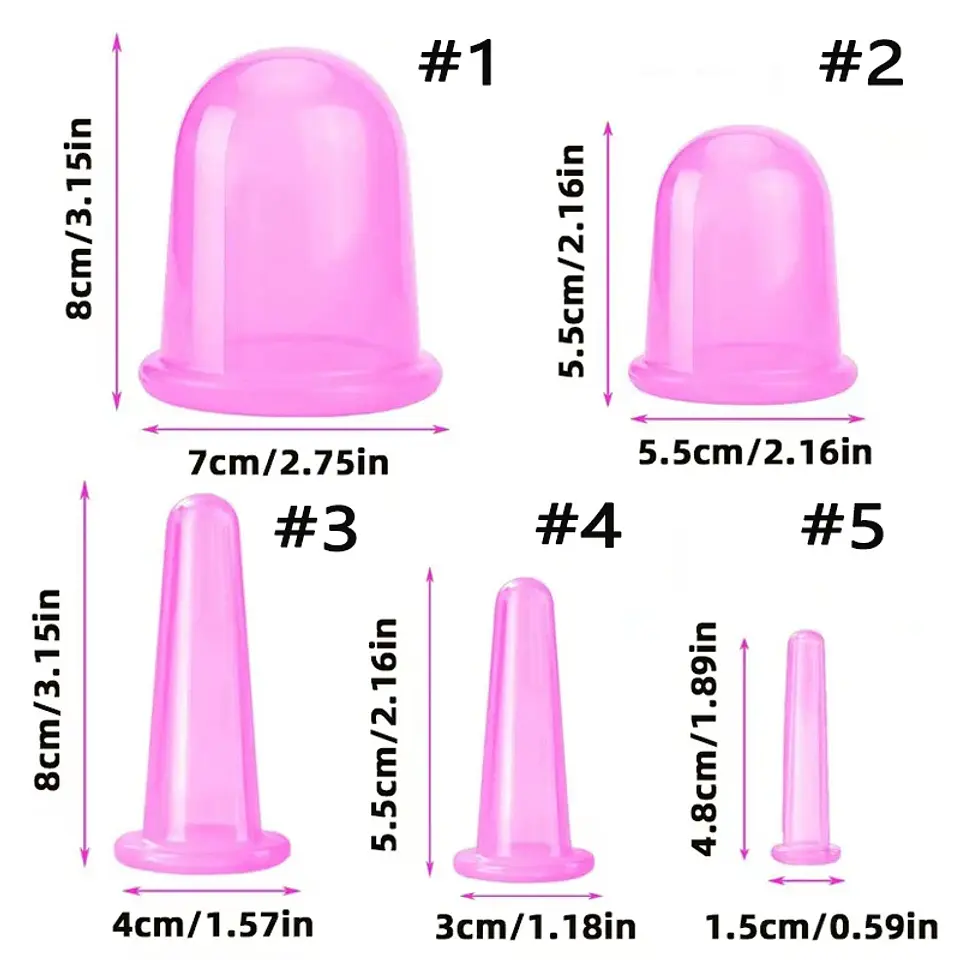 Ventouses de Massage en Silicone pour le Visage 3