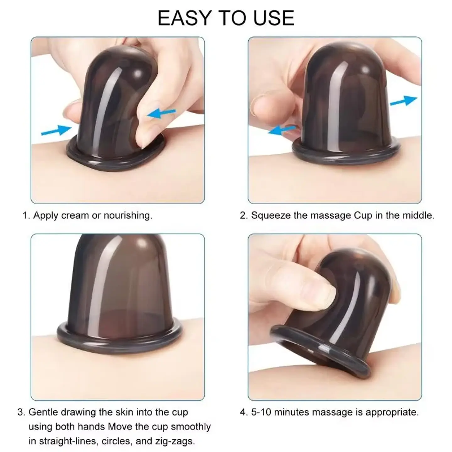 Ventouses de Massage en Silicone pour le Visage 22