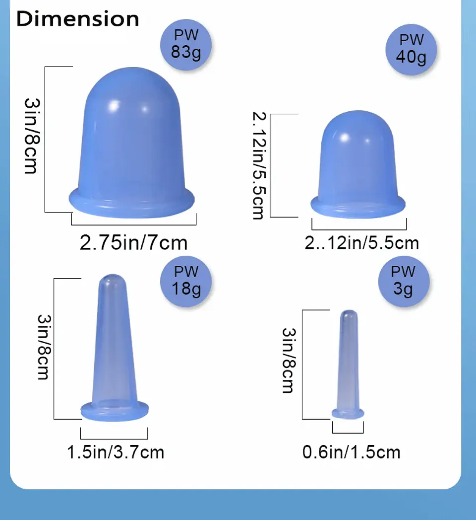 Ventouses de Massage en Silicone pour le Visage 25