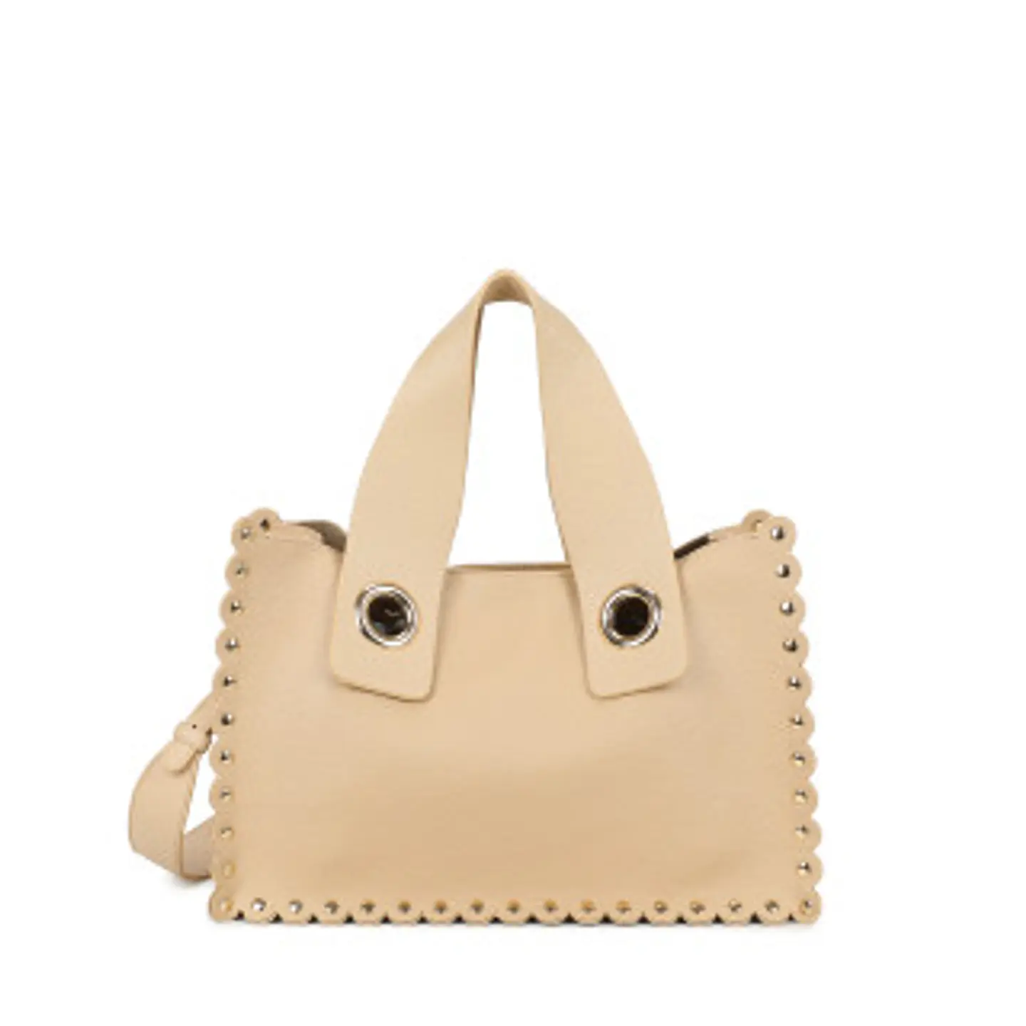 Sac fourre tout détails rivets carrés chic 1