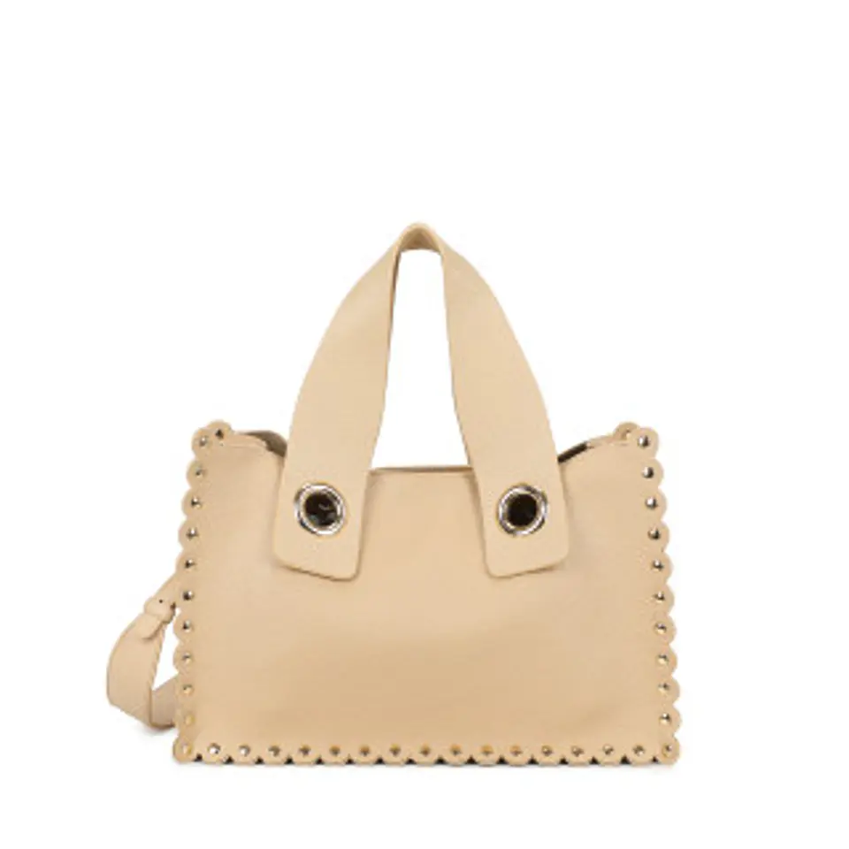 Sac fourre tout détails rivets carrés chic 1