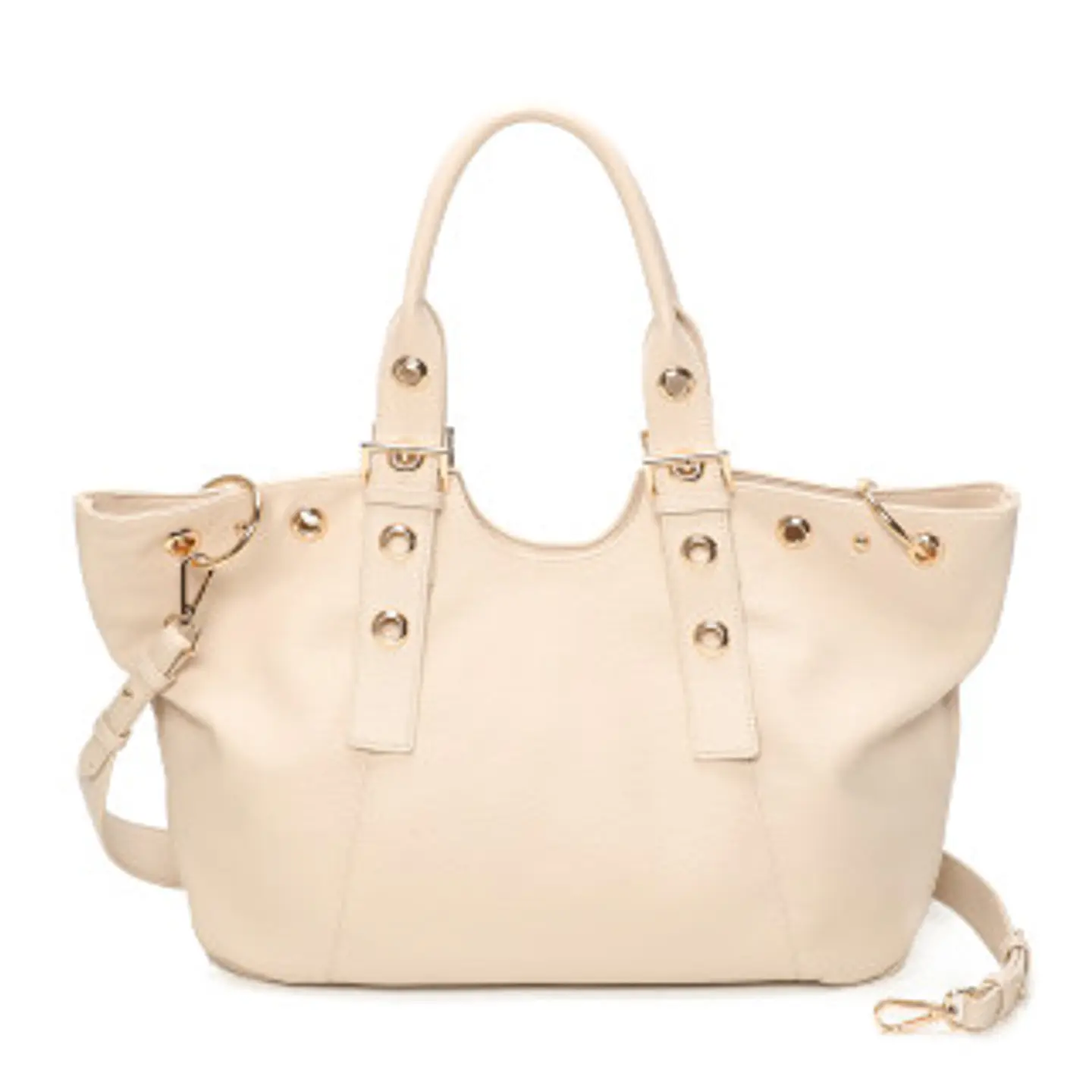 Sac shopping clouté cuir vegan haute résistance 1