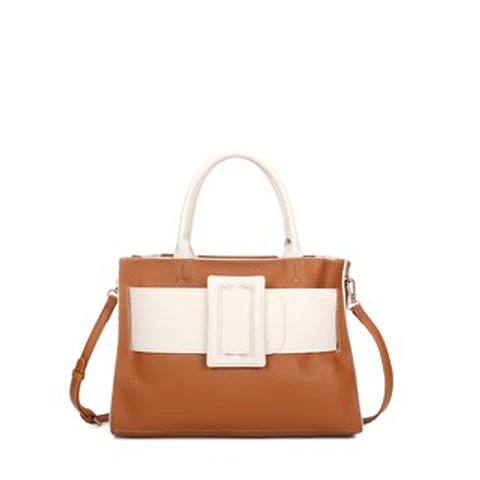 Sac cabas effet ceinture boucle minimaliste