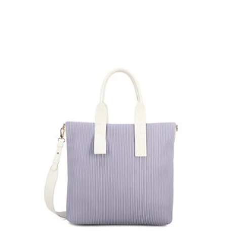 Sac shopping rectangulaire drapé texture fluide