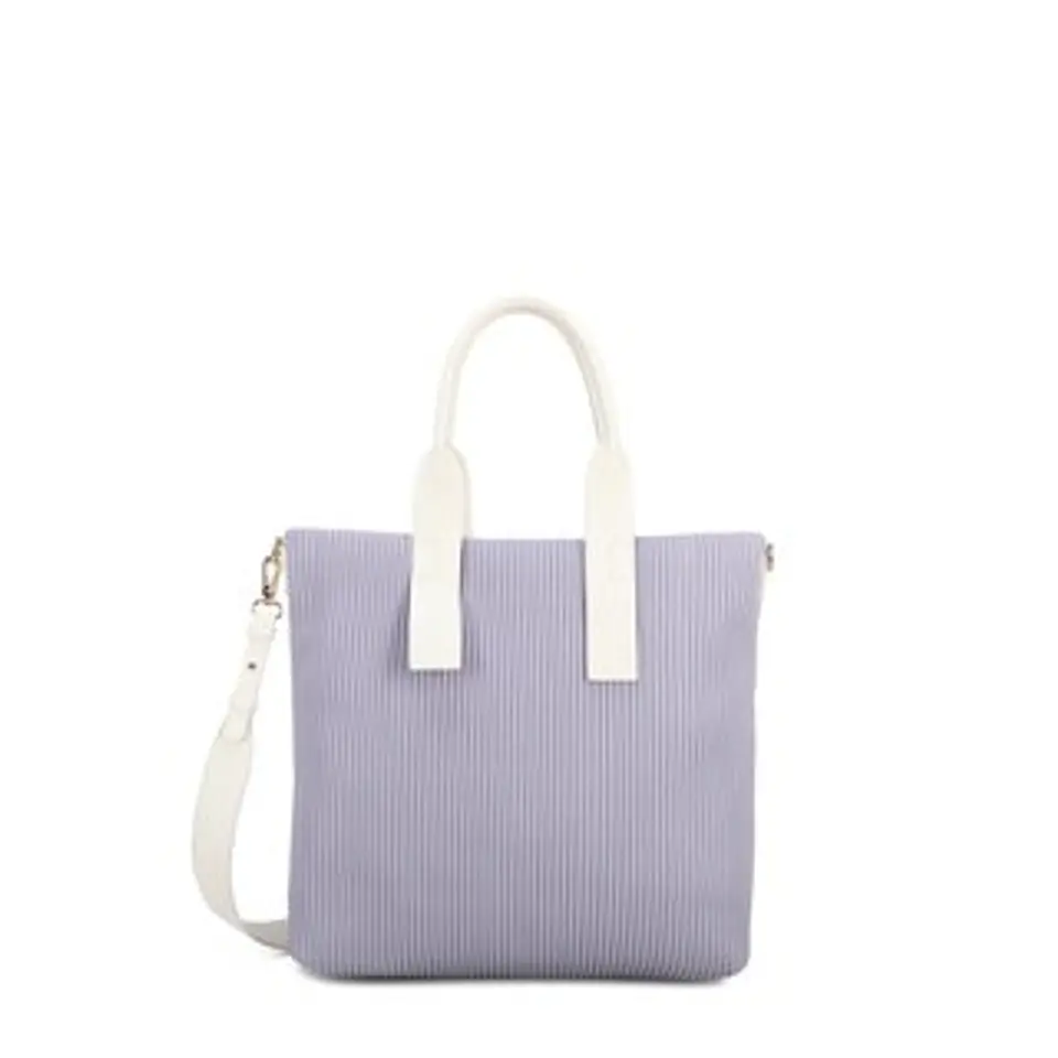 Sac shopping rectangulaire drapé texture fluide 1