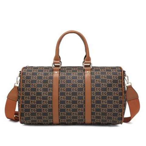 Sac de voyage cabine motif gravé relief premium