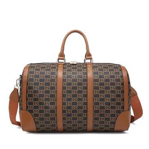 Sac week end élégant cuir gravé haute résistance